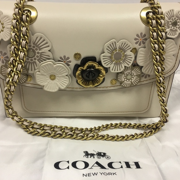 coach parker tea rose bag